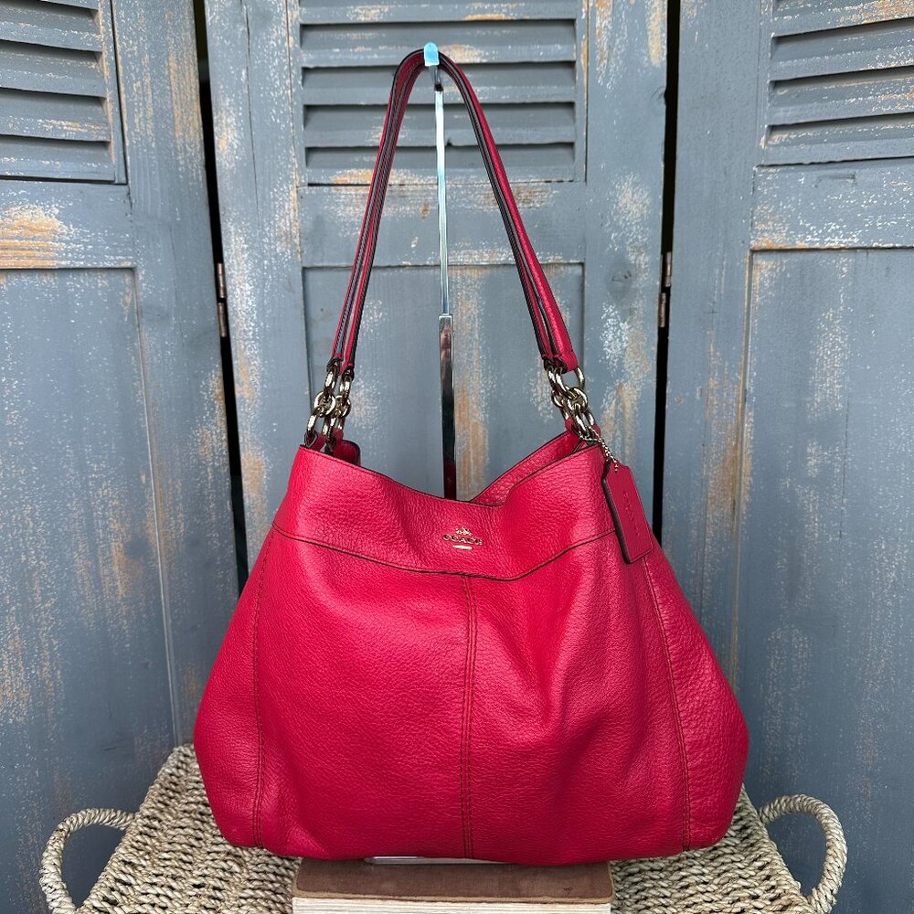 Coach Hot Pink Leather Women's Bag